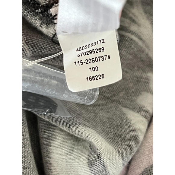 Soma Cool Nights Pajama Shirt‎ Top Sz Small Floral Hibiscus Tropical Long Sleeve - Picture 9 of 10